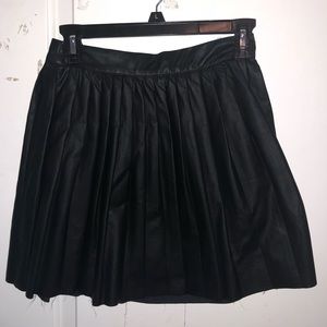 Black Pleated Skirt